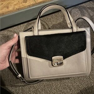 Kate Spade Black and Tan Satchel with Classic Design